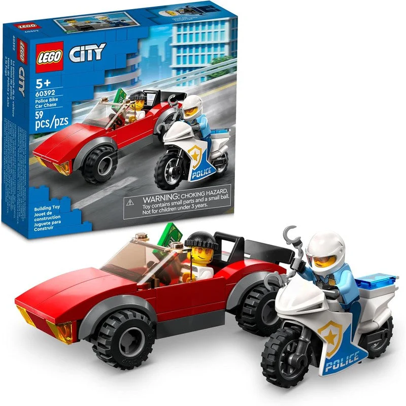 Providing a tactile learning experience LEGOLEGO City Police Bike Car Chase Construction Blocks Set (60392) - TM Providing a tactile learning experience LEGOLEGO City Police Bike Car Chase Construction Blocks Set (60392) - TM