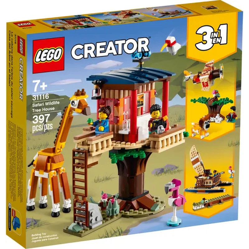 Fun-filled LEGO adventuresLEGO Safari Wildlife Tree House Construction Blocks Set (31116) - TM Fun-filled LEGO adventuresLEGO Safari Wildlife Tree House Construction Blocks Set (31116) - TM