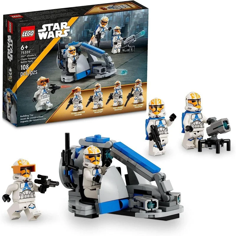 Fun-filled LEGO adventuresLego Star Wars 332nd Ahsoka’s Clone Trooper Battle Pack 75359 Building Toy Set (108 Pieces) Fun-filled LEGO adventuresLego Star Wars 332nd Ahsoka’s Clone Trooper Battle Pack 75359 Building Toy Set (108 Pieces)