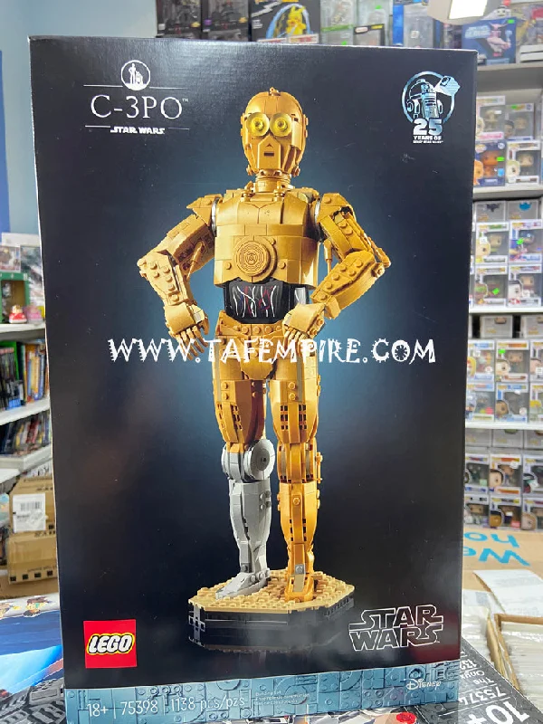 Skill-building LEGO activitiesLEGO STAR WARS C-3PO #75398 25 Years of Star Wars Legos Collection sealed Skill-building LEGO activitiesLEGO STAR WARS C-3PO #75398 25 Years of Star Wars Legos Collection sealed