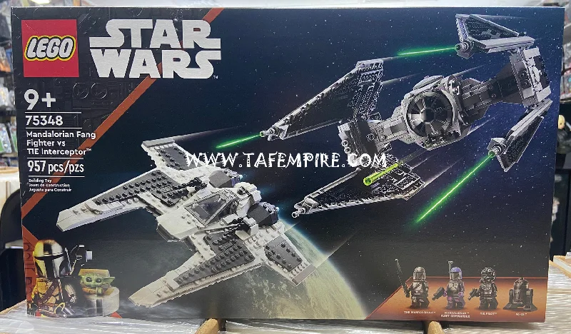 Inspiring creativity and innovation LEGOLEGO Star Wars: Mandalorian Fang Fighter Vs. Tie Interceptor (75348) Inspiring creativity and innovation LEGOLEGO Star Wars: Mandalorian Fang Fighter Vs. Tie Interceptor (75348)