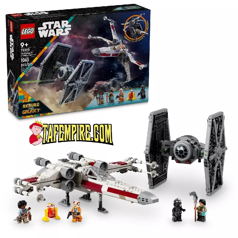 Encouraging teamwork LEGO gamesLEGO Star Wars TIE Fighter & X-Wing Mash-up Building Set 75393
