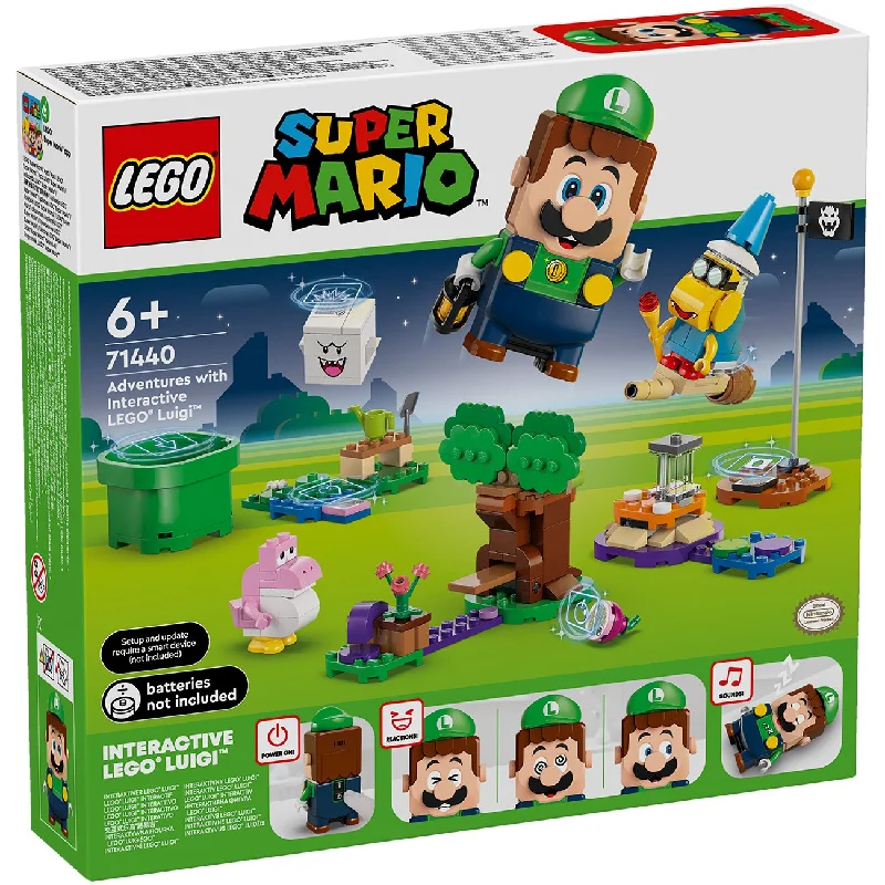 Age-appropriate LEGO toysLEGO® Super Mario Eventyr med interaktiv LEGO® Luigi™