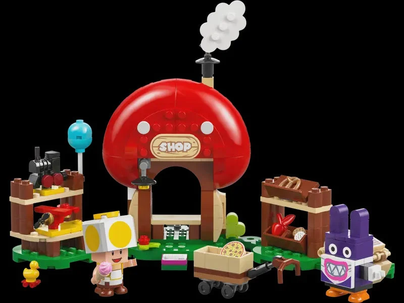 Inspiring problem-solving LEGO challengesLego Super Mario - Nabbit at Toad's Shop Expansion Set 71429