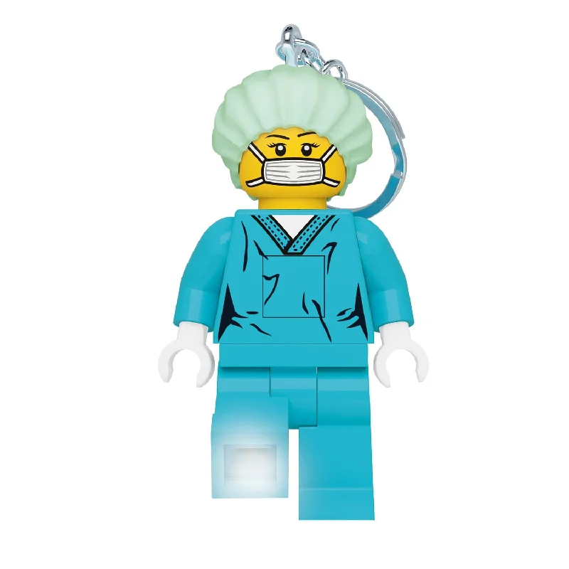 Stress-relieving LEGO buildingLEGO SURGEON KEYRING LIGHT