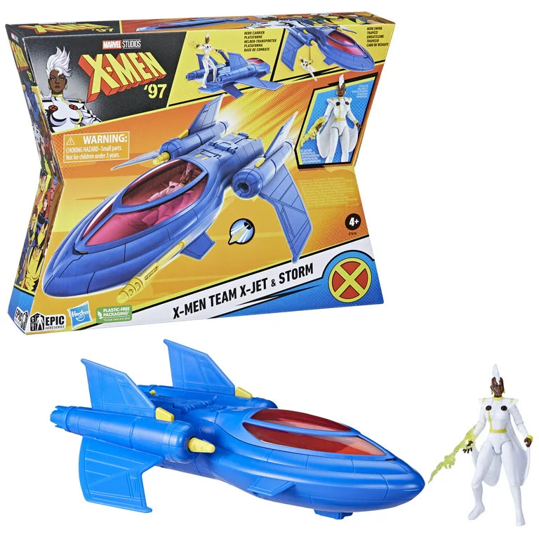 Reflecting popular cultures LEGO themesMarvel X-Men X-Jet & Storm