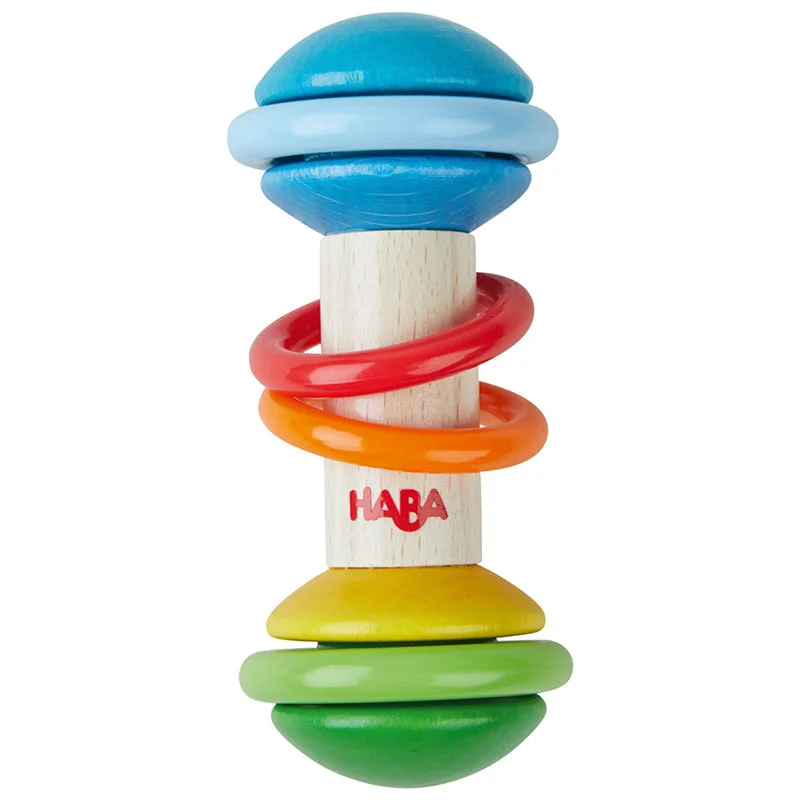 safe and appropriate wooden toys for young children                   Rainmaker Rattle