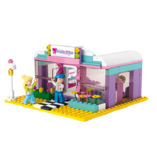 Offering interactive play LEGOSluban - Girl's Dream - Beauty Salon Building Bricks Set Offering interactive play LEGOSluban - Girl's Dream - Beauty Salon Building Bricks Set