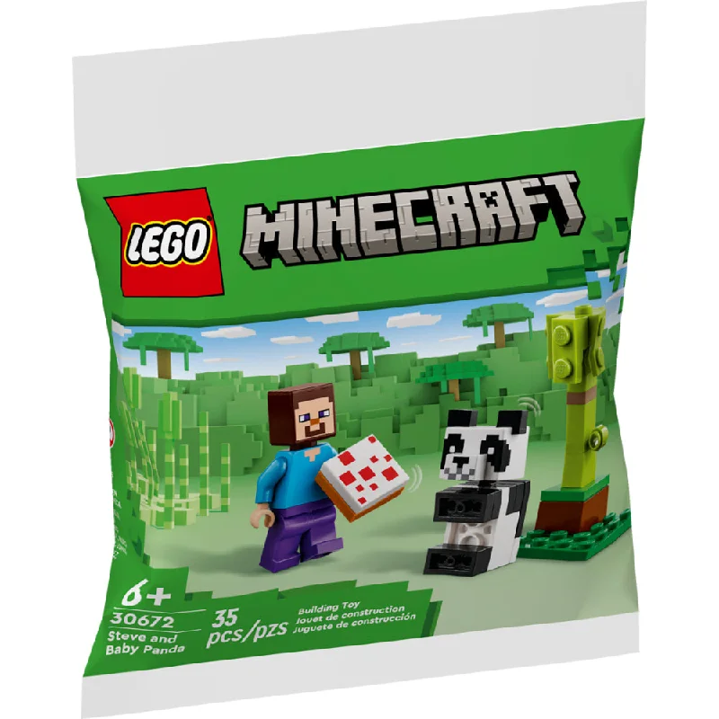 Inspiring problem-solving LEGO challengesLEGO® Promocionales: Steve y Panda Bebé