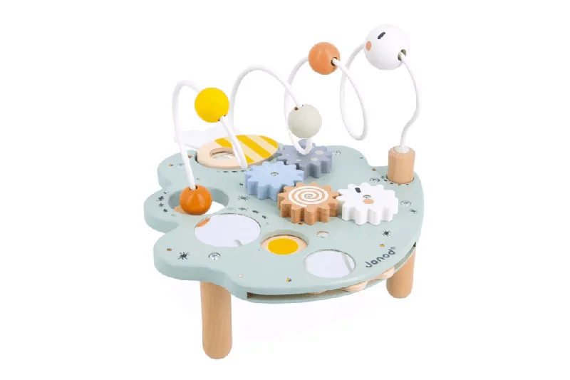 educational wooden toys                   Janod Sweet Cocoon Activity Leaf