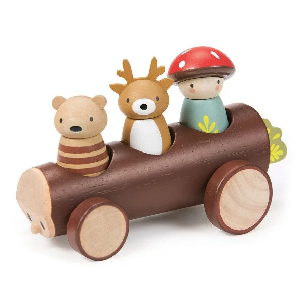 detailed and intricate wooden toys                   Tender Leaf Toys Timber Taxi