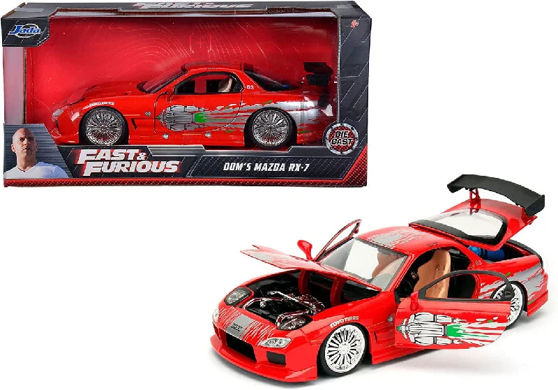 Fun toy cars1:24 Fast & Furious Dom’s Mazda RX-7