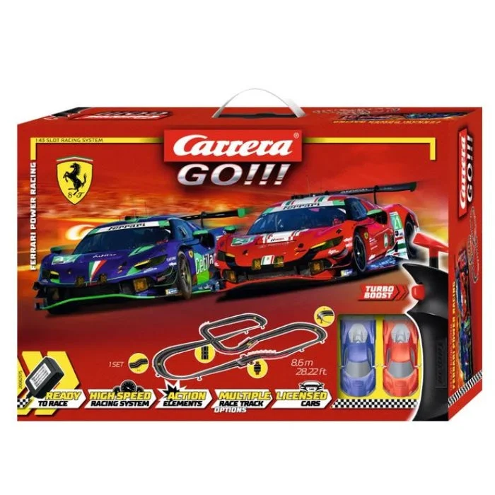 High-quality materials toys 1/43 Ferrari Power Racing - GO!!! Slot Car Sets