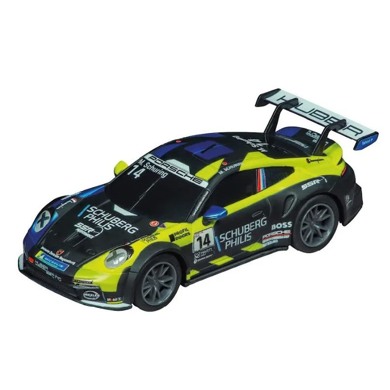 Realistic toy cars1/43 Porsche 992 GT3 Cup - Huber Racing No.14 GO!!! Slot Car