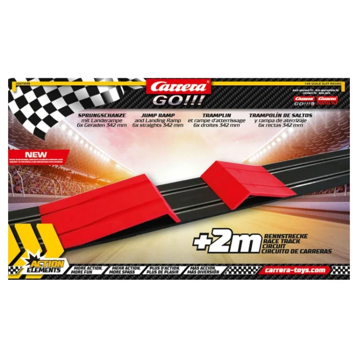High-quality toy cars 1/43 Track System Action Pack Jump Ramp Set with Track