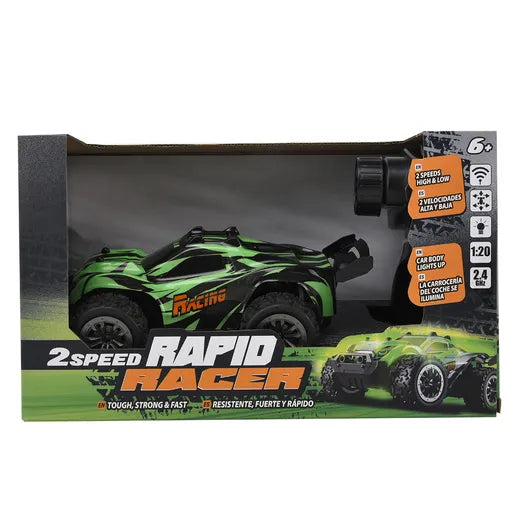 Realistic toy cars2-Speed Rapid Racer Remote Control Race Car