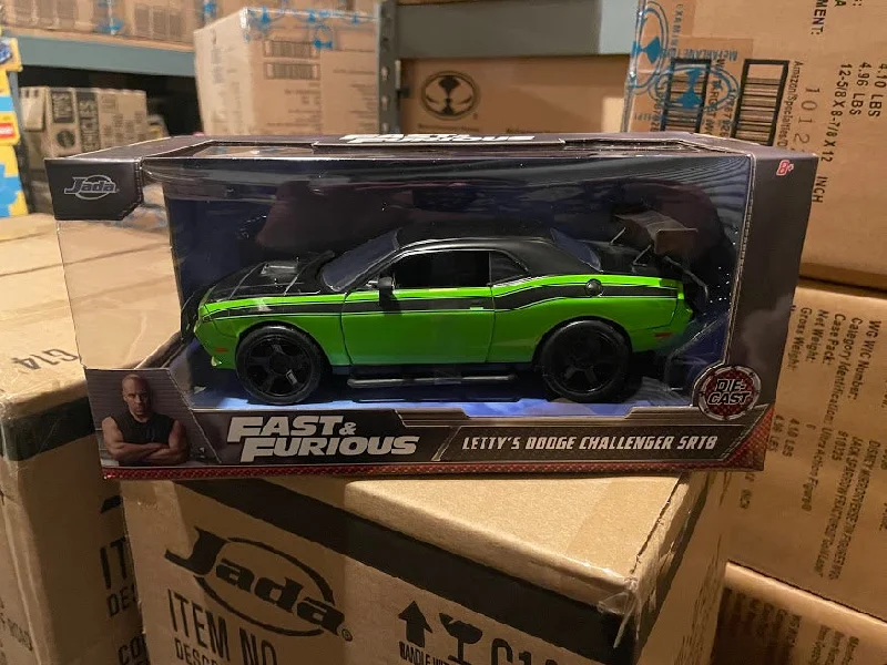 Fun toy cars2022 Jada Blue Package Fast Furious Letty's Dodge Challenger SRT8