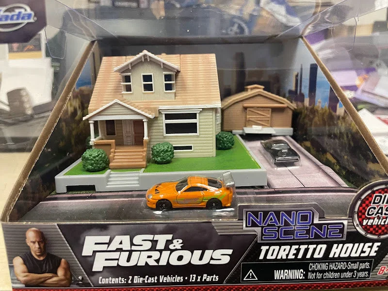 High-quality materials toys 2022 Jada Fast and Furious Nano Toretto House