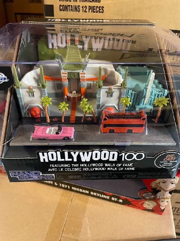 High-quality materials toys 2024 Jada Nano Scene Hollywood Sign Walk of Fame