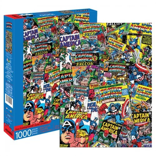 Fast-paced games Aquarius 1000pc Puzzle | Marvel Captain America