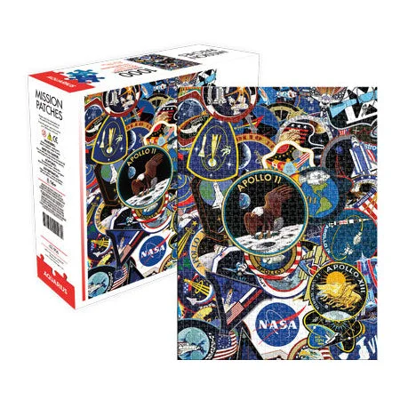 Thought-provoking puzzles Aquarius 1000pc Puzzle | Mission Patches