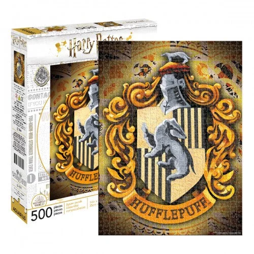 Multi-level puzzles Aquarius 500pc Puzzle | Harry Potter Crest Hufflepuff