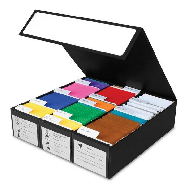 Addictive games BCW 3 Row Card Game Box - Durable Storage for 2,800 Gaming Cards