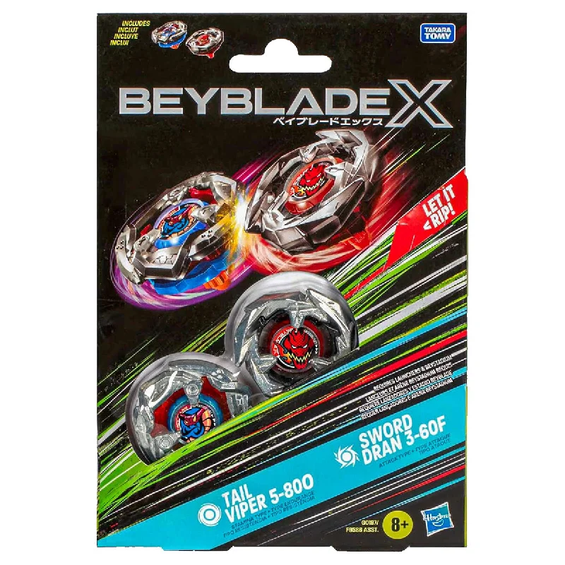 Casual games Beyblade X: Tail Viper 5-80O Stamina Type & Sword Dran 3-60F Attack Type Dual Pack