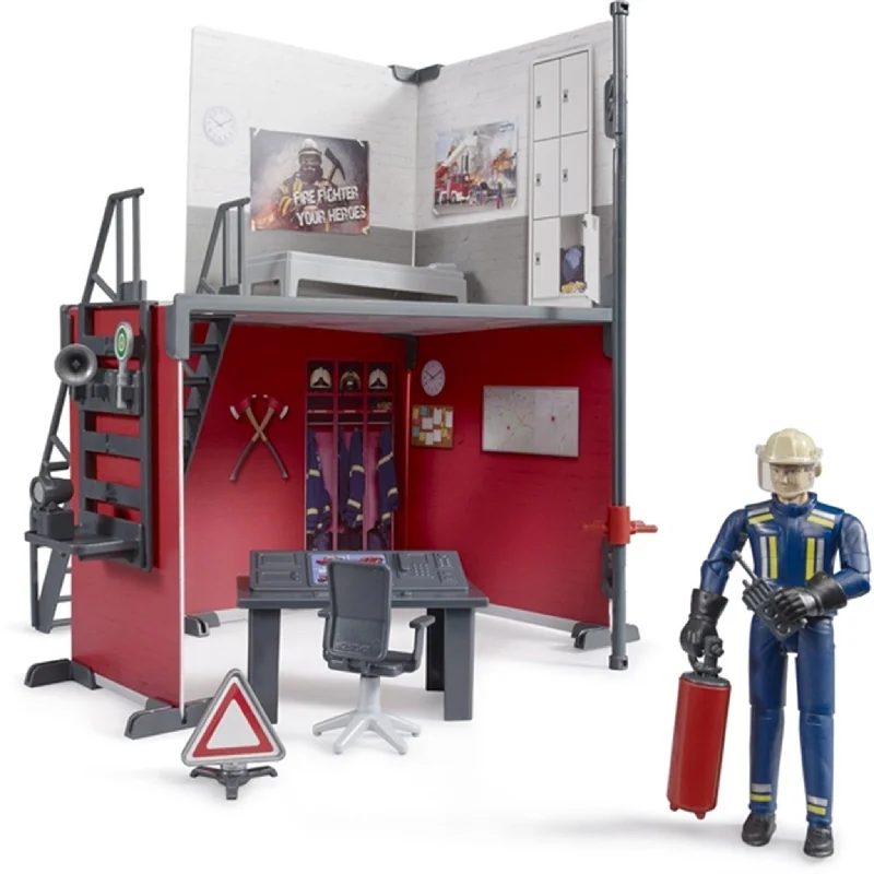 Enthusiastic toysBruder Bworld Fire Station with Fireman