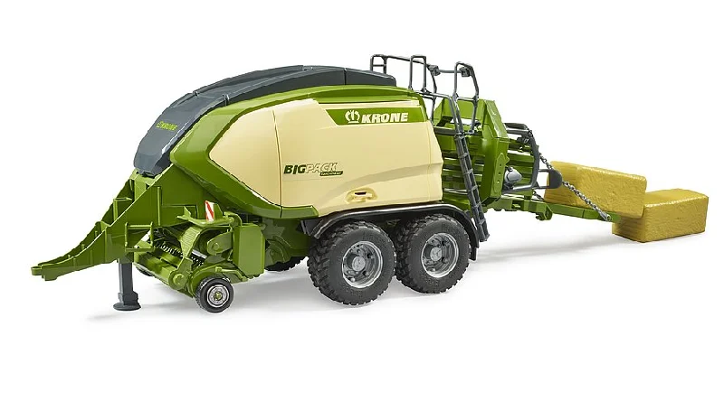 Realistic toy carsbruder KRONE Big Pack 1290HDP VC mit Blockheuballen