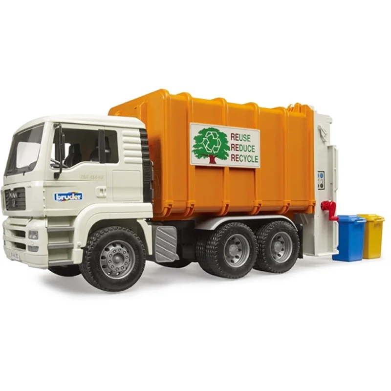 Enthusiastic toysBruder MAN TGA Rear Loading Garbage Truck
