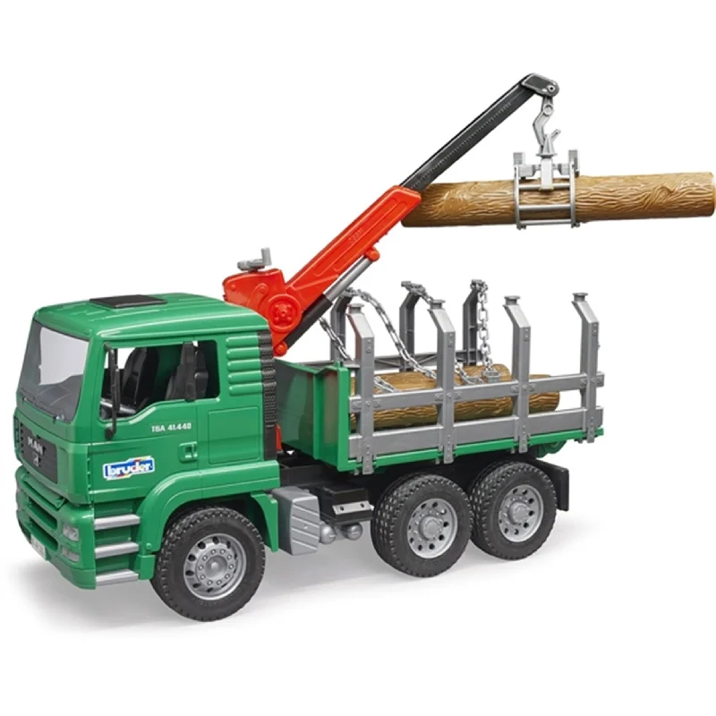 Fun toy carsBruder MAN TGA Timber Truck with Loading Crane