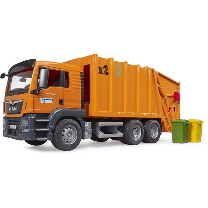 High-quality materials toys Bruder MAN TGS Garbage Truck