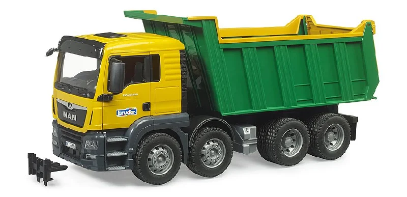 Realistic toy carsbruder MAN TGS Muldenkipper-LKW