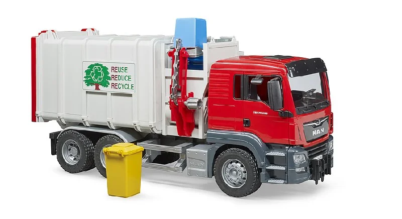 Durable toysbruder MAN TGS Seitenlader-Müllwagen