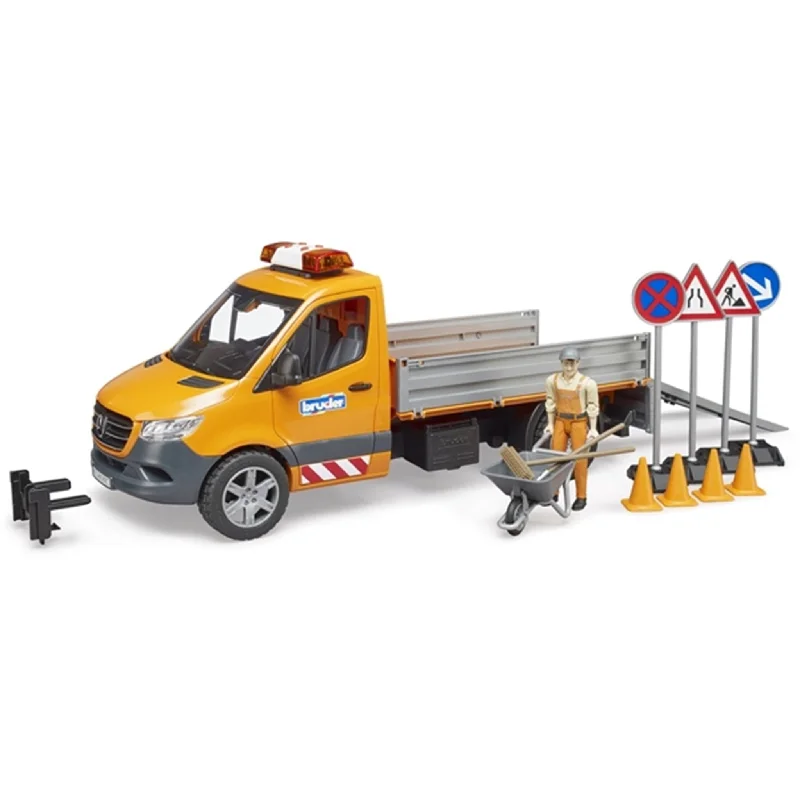 High-quality materials toys Bruder MB Sprinter Municipal with Driver Loud&Sound
