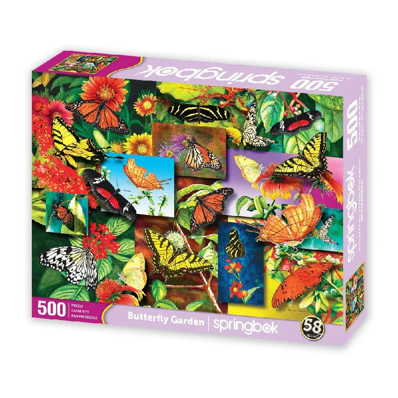 Fun gamesButterfly Garden 500 Piece Puzzle