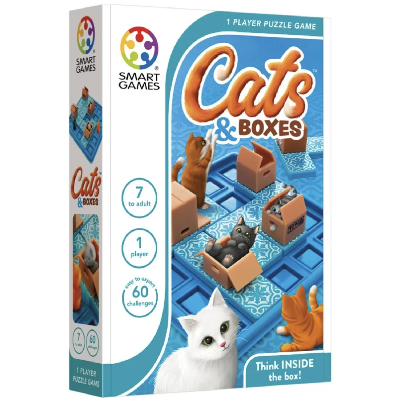Relaxing games Cats & Boxes Puzzle Game