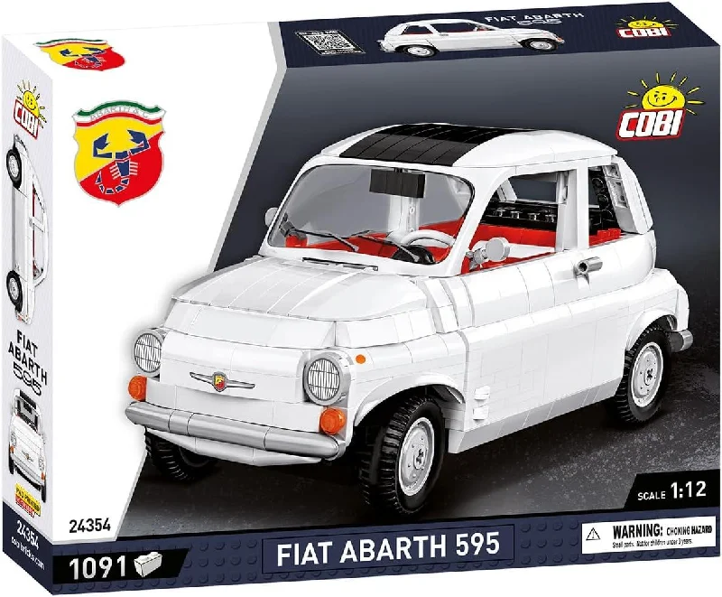 High-quality toy cars Cobi 1090 PCS CARS /24354/ 1965 FIAT 500 ABARTH