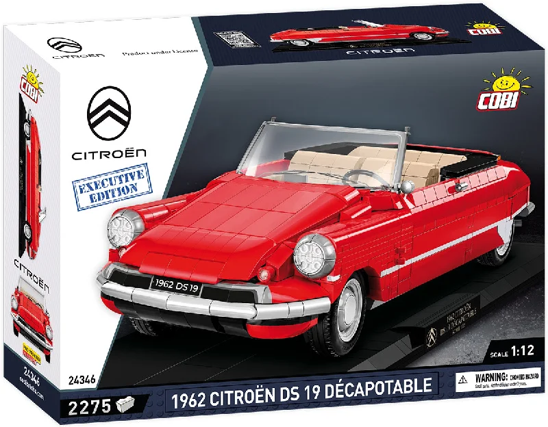 High-quality materials toys Cobi 2275pcs Cars 1962 Citroen DS 19 Decapot