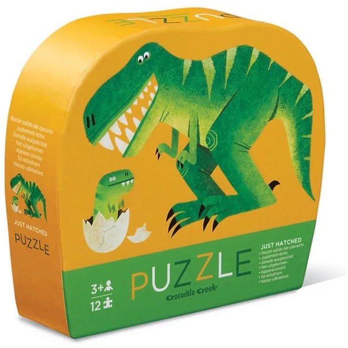 Exciting gamesCrocodile Creek | Mini Puzzle 12 pc | Just Hatched Dinosaur