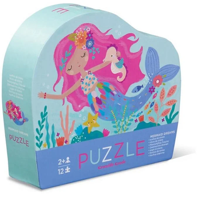 Engaging puzzlesCrocodile Creek | Mini Puzzle 12 pc | Mermaid Dreams