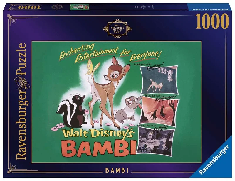 Thought-provoking puzzles Disney Treasures From The Vault Bambi 1000 Piece Puzzle