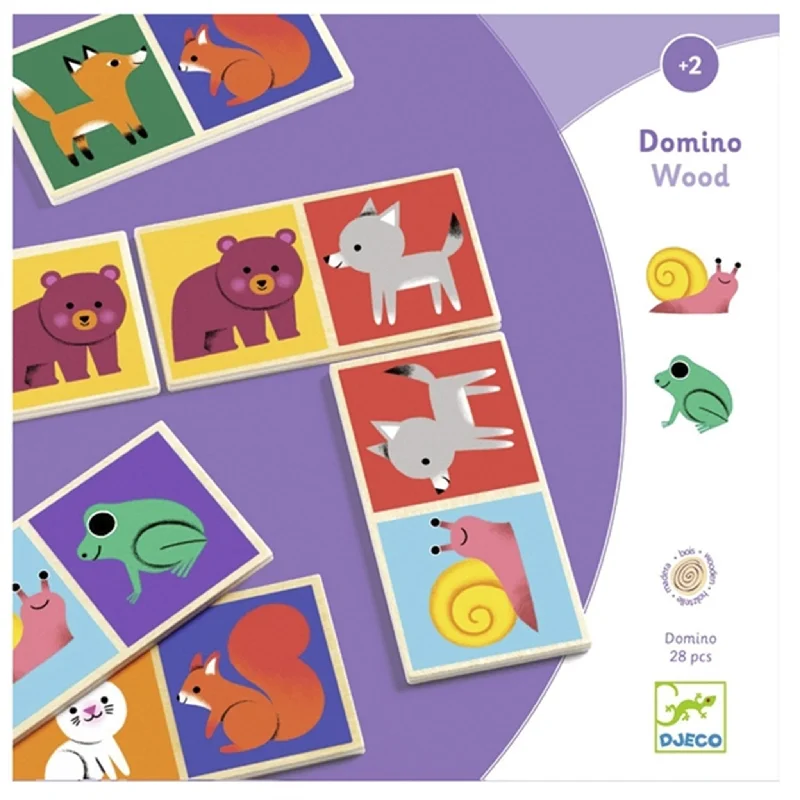 Entertaining games Djeco Domino Søde Dyr