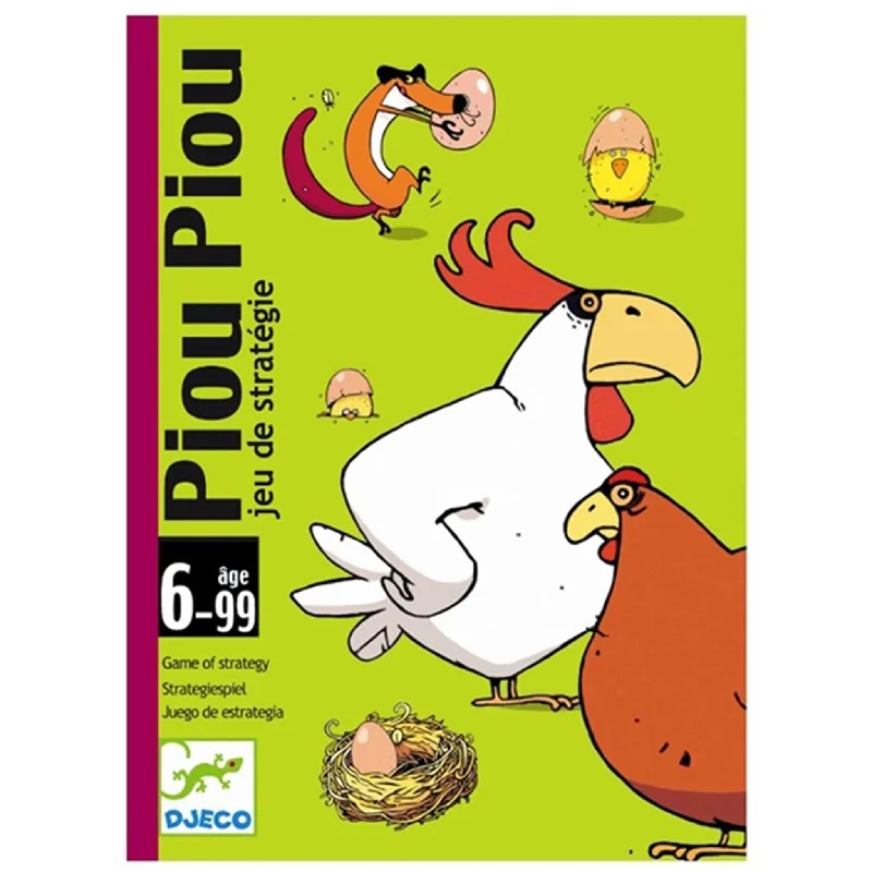 Engaging puzzlesDjeco Kortspil Piou Piou