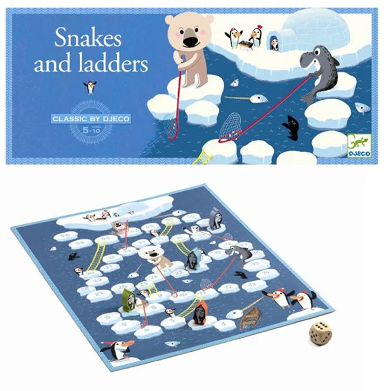 Fun gamesDjeco Slange og Stige Spil