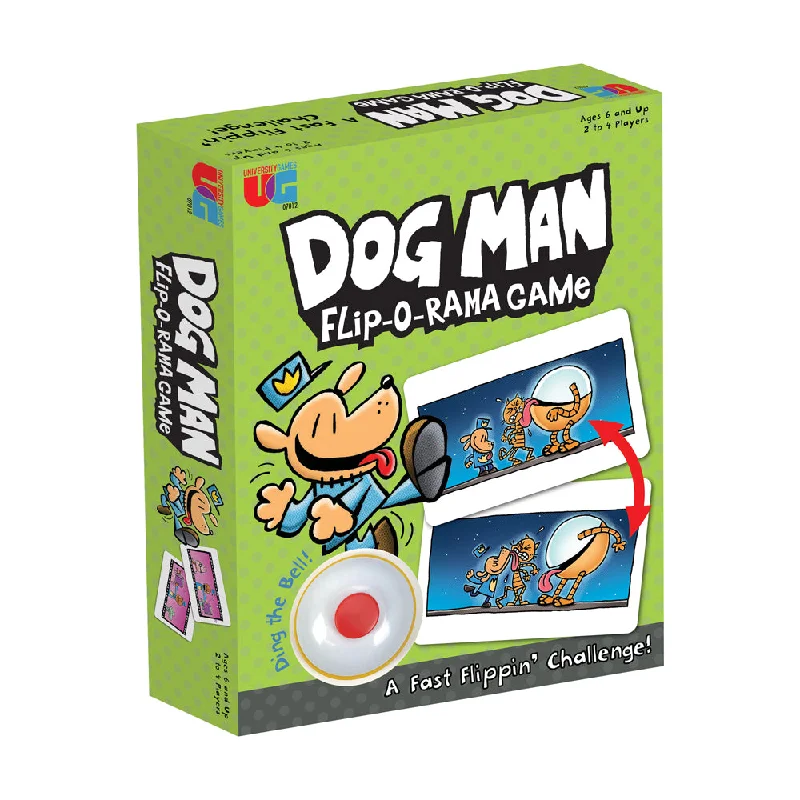 Innovative gamesDog Man Flip-O-Rama Matching Card Game by University Games