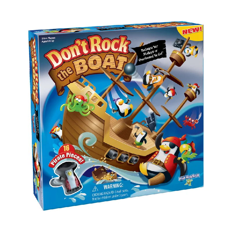 Relaxing games Don't Rock the Boat Balancing Pirate Penguin Game
