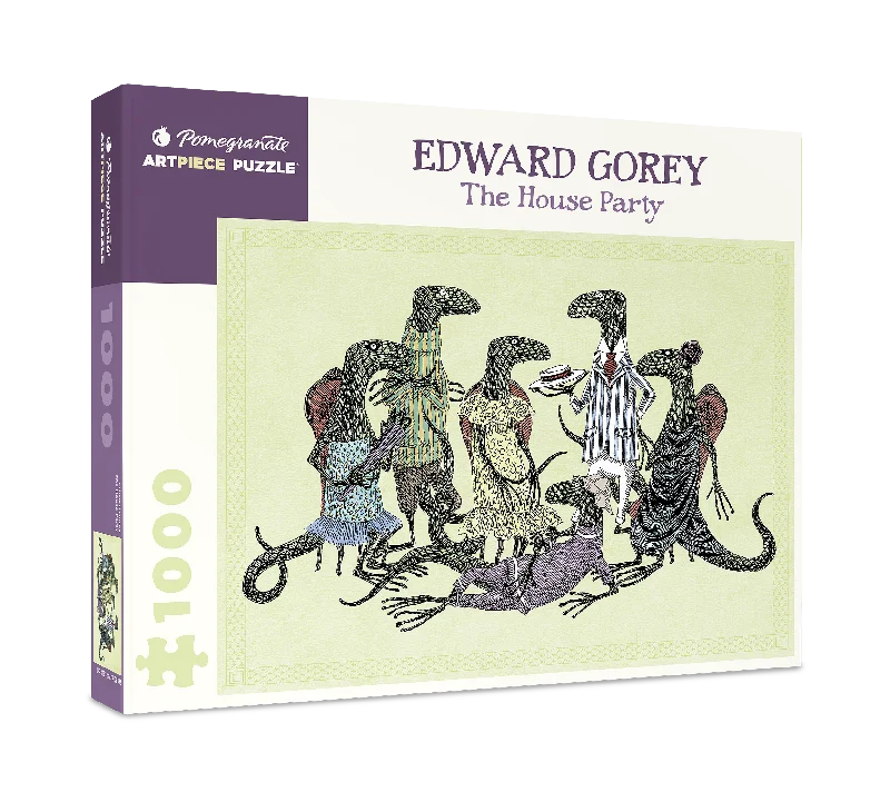 Competitive games Edward Gorey The House Party 1000 Piece Puzzle
