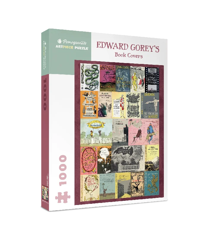 Fun gamesEdward Gorey's Book Covers 1000 Piece Puzzle